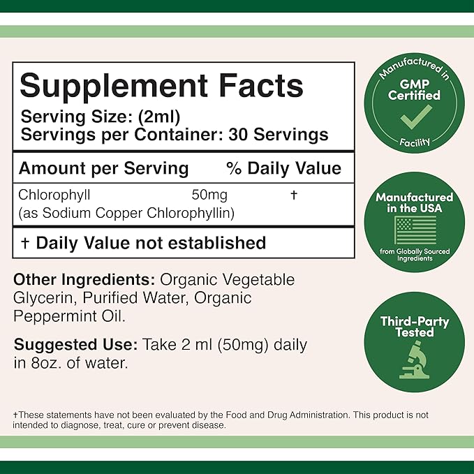 Vitaleaf™ Liquid Chlorophyll Drops